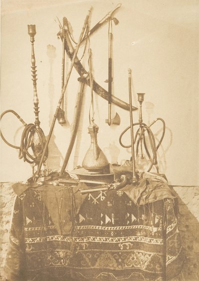 Broń i naczynia z Kairu, grudzień 1849-styczeń 1850. autorstwa Maxime Du Camp