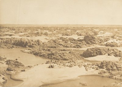 Batu-el-Hadjar. Widok z drugiej katarakty, marzec 1850. autorstwa Maxime Du Camp