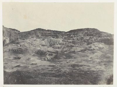 Gourna, Nekropolia Teb; Teby autorstwa Maxime Du Camp