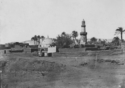 Górny Egipt: Meczet i grób Mourada Beya, ok. 1850 r. autorstwa Maxime Du Camp