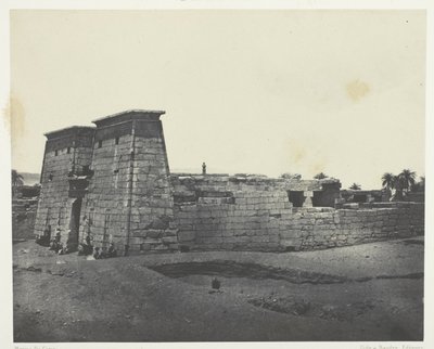 Karnak, Świątynia Khons; Teby autorstwa Maxime Du Camp