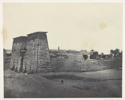 Karnak, Świątynia Khons; Teby autorstwa Maxime Du Camp