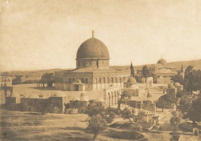 Meczet Omara w Jerozolimie, sierpień 1850. autorstwa Maxime Du Camp