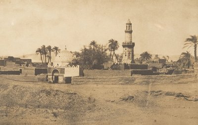 Meczet El-Arif i grób Mourad-Bey w Souhadj, 1849-50. autorstwa Maxime Du Camp