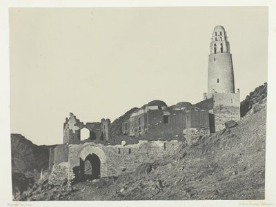 Meczet Bellal w Bab Village, Nubia, 184951, wydrukowany 1852. autorstwa Maxime Du Camp