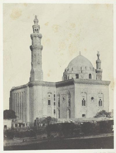 Meczet Sułtana Haçana, Le Kaire, 184951, wydrukowany 1852. autorstwa Maxime Du Camp