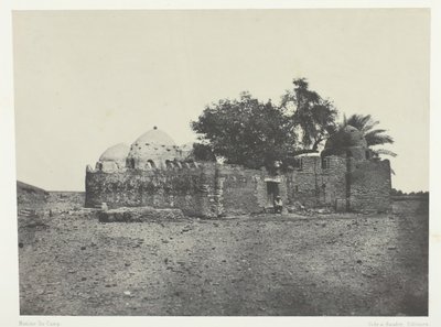 Grób Cidi-Abdellah-el-Marabout, Górny Egipt, 184951, wydrukowany 1852. autorstwa Maxime Du Camp