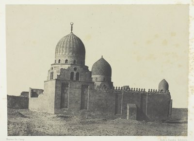 Grób sułtanów mameluckich, Kair, 184951, wydrukowany 1852. autorstwa Maxime Du Camp