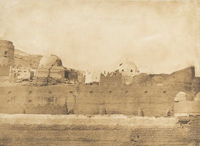 Grobowce muzułmańskie w Siut, 1849-50. autorstwa Maxime Du Camp