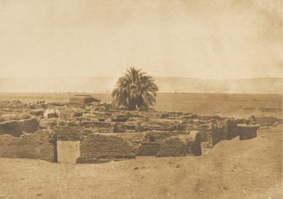 Widok wsi Herment, 1849-50. autorstwa Maxime Du Camp