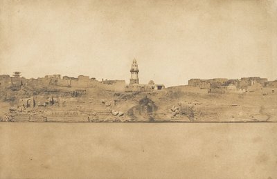 Widok ogólny Esné nr 2, część środkowa, 1849-50. autorstwa Maxime Du Camp