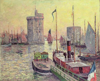 Port w La Rochelle autorstwa Maxime Emile Louis Maufra