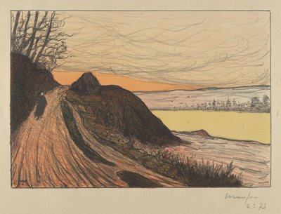 Droga z Gaud La Route de Gaud, 1893. autorstwa Maxime Emile Louis Maufra