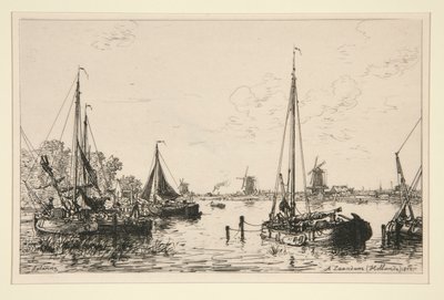 A Zaandam, Holandia (W Zaandam, Holandia) autorstwa Maxime Lalanne