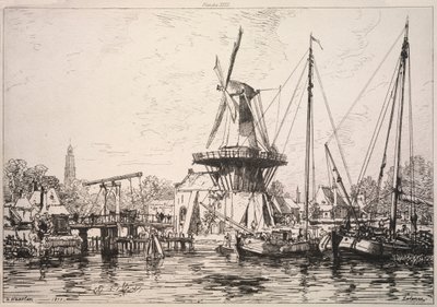 W Harlemie Holland, 1877. autorstwa Maxime Lalanne