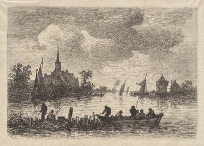 Brzegi Mozy (Bords de la Meuse) autorstwa Maxime Lalanne