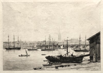Bordeaux, 1866. autorstwa Maxime Lalanne