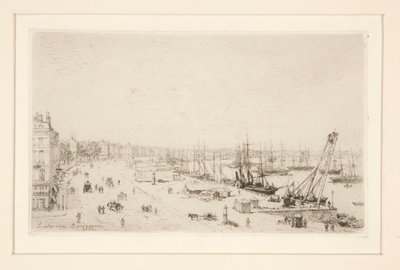 Bordeaux, Quai des Chartrons autorstwa Maxime Lalanne