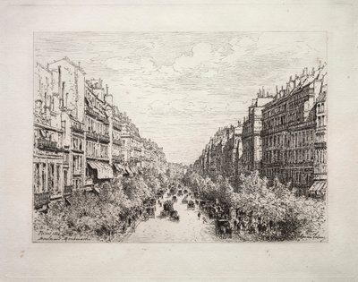 Bulwar Montmartre autorstwa Maxime Lalanne
