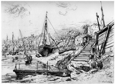 Concarneau, ok. 1850-1895 1924 autorstwa Maxime Lalanne