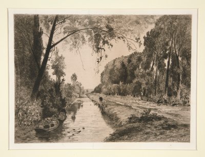 Kanał ? Pont-Sainte-Maxence autorstwa Maxime Lalanne