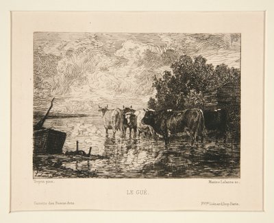 Le gue (Bród) autorstwa Maxime Lalanne