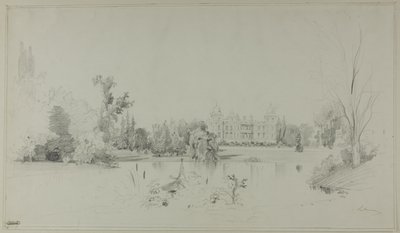 Park M. de Rothschild w Ferrières autorstwa Maxime Lalanne