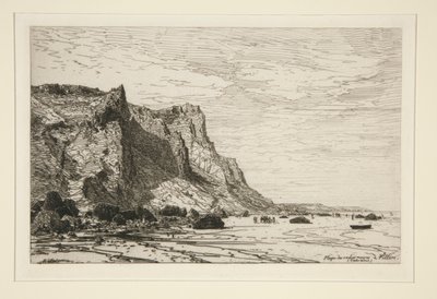 Plaża czarnych krów? Villers (Calvados) (Plaża Czarnych Krów w Villers [Cavaldos]) autorstwa Maxime Lalanne