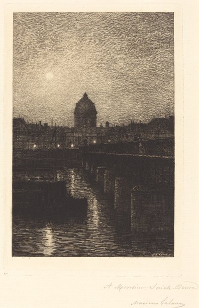 Pont des Arts autorstwa Maxime Lalanne
