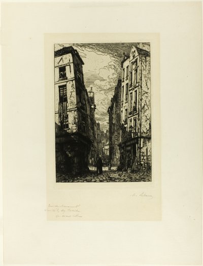 Rue des Marmousets autorstwa Maxime Lalanne