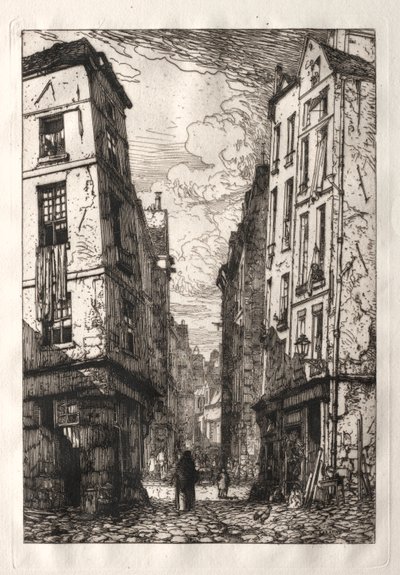 Rue des Marmousets. autorstwa Maxime Lalanne