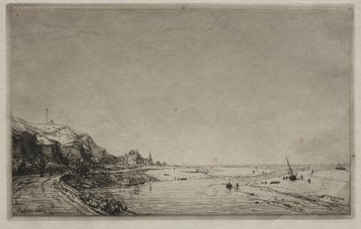 Widok z Port du Dives (Calvados) autorstwa Maxime Lalanne