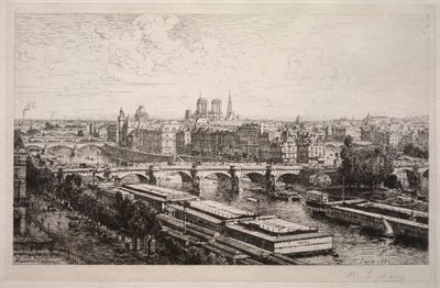 Widok z Luwru, 1882. autorstwa Maxime Lalanne