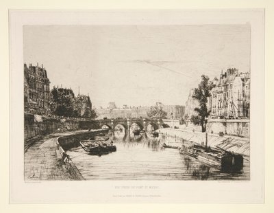 Widok z Pont Saint-Michel autorstwa Maxime Lalanne