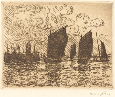Powrót łodzi autorstwa Maxime Maufra