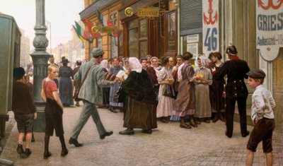 Sprzedaż pieczywa kotwicowego w 3. dzielnicy Wiednia autorstwa Maximilian Lenz
