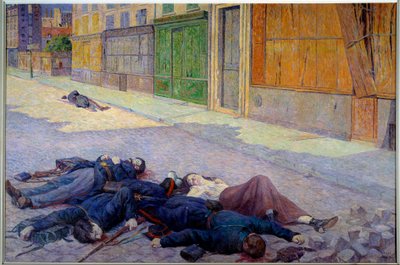Ulica Paryża w maju 1871 czyli Komuna autorstwa Maximilien Luce