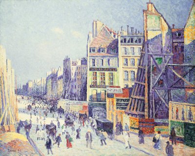 Rue Reaumur, 1897 autorstwa Maximilien Luce
