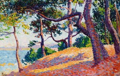 Krajobraz w Saint-Tropez, 1892 autorstwa Maximilien Luce