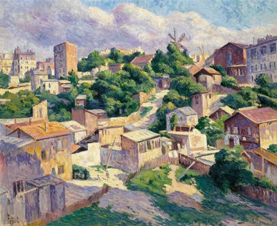 Montmartre, Paryż autorstwa Maximilien Luce