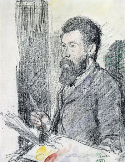 Portret Georgesa Seurata autorstwa Maximilien Luce