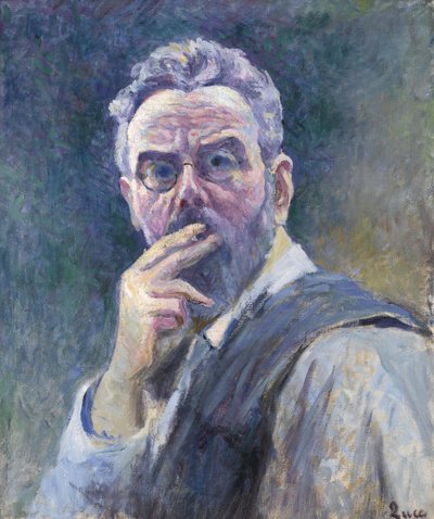 Autoportret z papierosem, ok. 1930 r. 1905. autorstwa Maximilien Luce