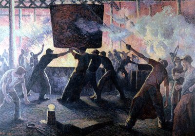 Odlewnia Maksymiliana autorstwa Maximilien Luce