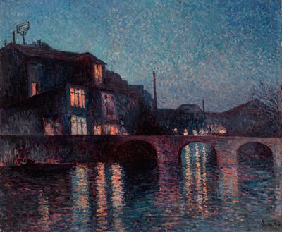 Rzeka Sambre w Charleroi autorstwa Maximilien Luce