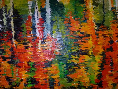 Żywe jesienne refleksje autorstwa Maxine Shore