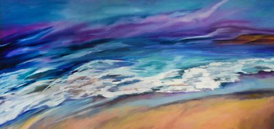 Żywe fale oceanu autorstwa Maxine Shore