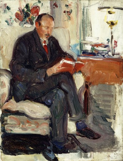 Portret Ernesta Lawsona (olej na płótnie) autorstwa May Wilson Preston