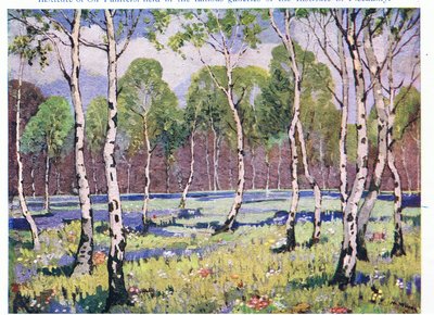 Spring Woodland (kolor lito) autorstwa May Wilson Preston