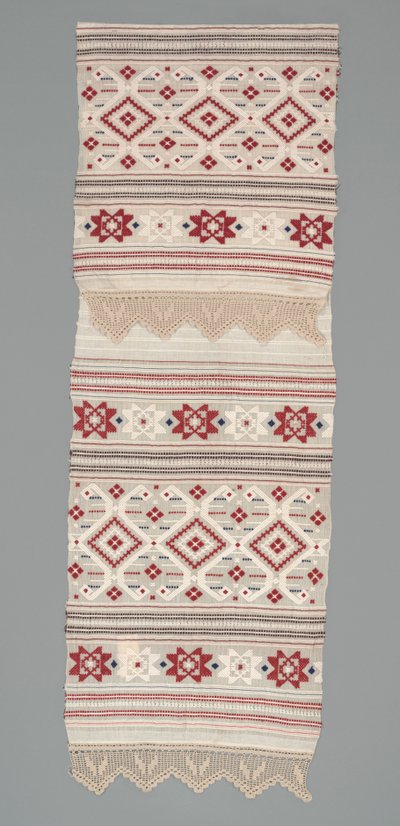 Tkanina ceremonialna, ok.1940-1960 (bawełna) autorstwa Mayan Mayan