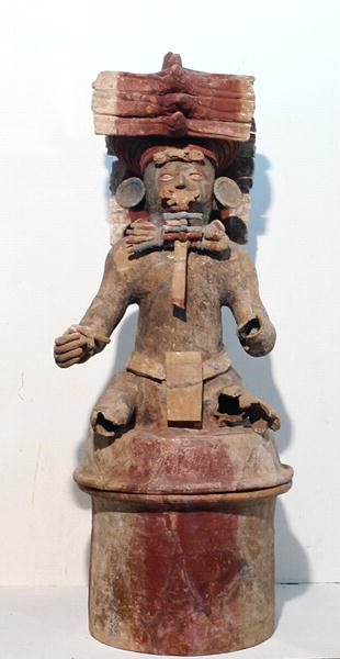 Kadzidło, z Copan, Honduras, Ameryka Środkowa, późny okres klasyczny (600-900 ne) (terakota) autorstwa Mayan Mayan